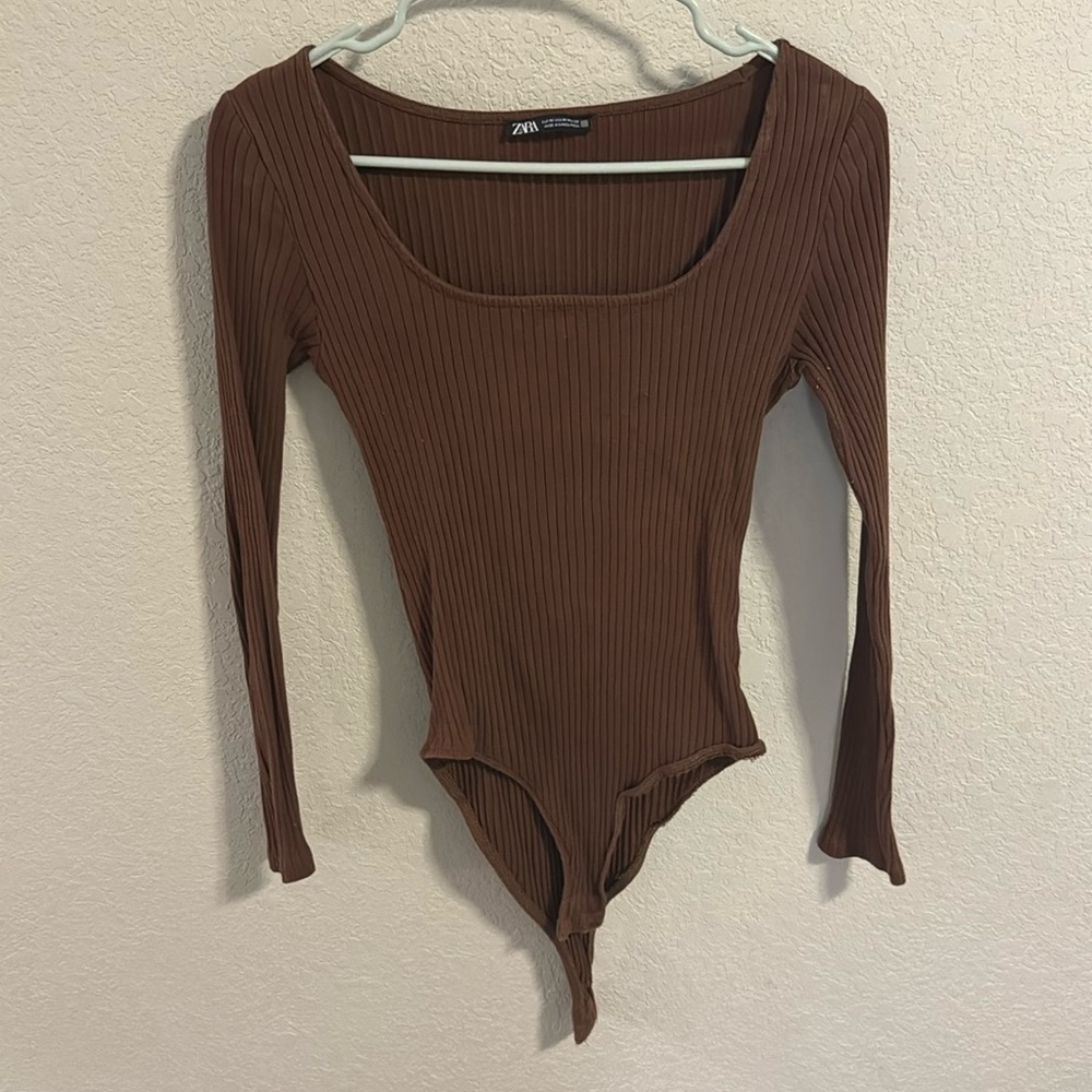 Zara Brown bodysuit